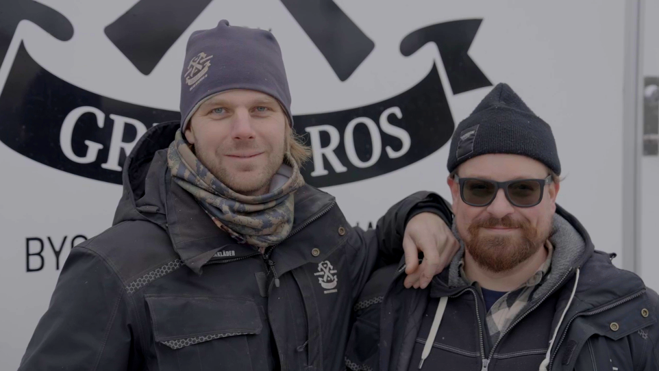 Robin och John från Gren & Ros Bygg och Entreprenad AB